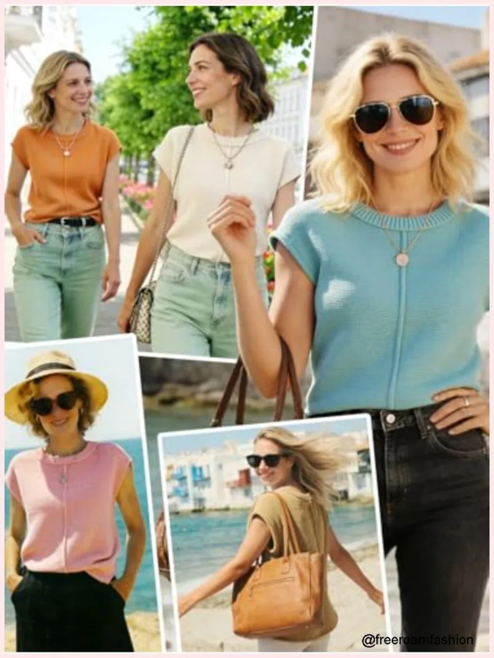 Crochet Cap Sleeve Sweater Vest - Boho Western Trendy Top